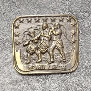 Spirit of '76 Brass Belt Buckle